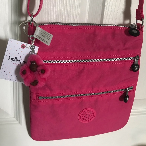 Kipling Handbags - Kipling crossbody pink bag, New with tags